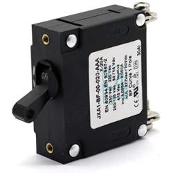 T Tocas 20A Toggle Single Pole Circuit Breakers Hydraulic Magnetic Circuit Protector AC or DC 80 V