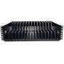 Tripp Lite 3U Rack Mount Tablet iPad Laptop Chromebook Storage Shelf for Racks SR16SHELF Black