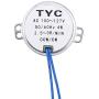 Synchronous Synchron Motor,Turntable motor,Cuptisserie/Electric motor with 7mm Flexible Coupling Connector,110V motor,50/60Hz AC 100~127V 4W CCW/CW For Hand-Made,School Project,Model-4Pack (2.5-3RPM)