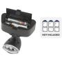 Carson Optical Pro Series MagniVisor Deluxe Head-Worn LED Lighted Magnifier with 4 Different Lenses (1.5X, 2X, 2.5X, 3X) (CP-60), Black, 4-Inch