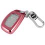Hyundai Key Fob Cover, Soft TPU Key Fob Case Full Protector Fit Hyundai 2018 2019 2020 2021 Sonata Elantra Tucson Venue Ioniq I40 IX35 I45 3/4 Buttons Keyless Entry Remote Control - Pink