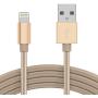 TalkWorks iPhone Charger Lightning Cable 10ft Long Braided Heavy Duty Cord MFI Certified for Apple iPhone 12, 12 Pro/Max, 12 Mini, 11, 11 Pro/Max, XR, XS/Max, X, 8, 7, 6, 5, SE, iPad - Gold TalkWorks iPhone Charger Lightning Cable 10ft Long Braided Heavy Duty Cord MFI Certified for Apple iPhone 12, 12 Pro/Max, 12 Mini, 11, 11 Pro/Max, XR, XS/Max, X, 8, 7, 6, 5, SE, iPad - Gold
