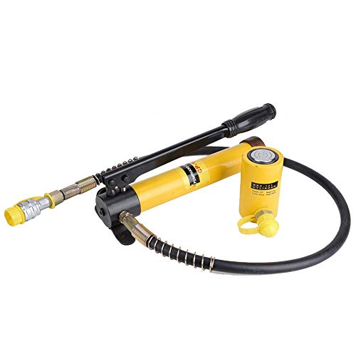10T Hydraulic Jack, 10T Short Jack + Manual Hydraulic Pump Set Steel Lifting Handle Tool for Car Repairing 10T Hydraulic Jack, 10T Short Jack + Manual Hydraulic Pump Set Steel Lifting Handle Tool for Car Repairing