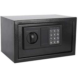 Homeyuer Security Safe Box 0.38 Cubic Feet with Induction Light,Electronic Digital Security Safe With Steel Construction,for BusinessGun Passport,Jewelry and Cash, Suitable Use in Homes,Hotels,Dormitories and Offices