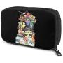 Hxuedan Studio Ghibli Anime Art The Data Cable Storage Bag is A Portable and Independent Design SuitableVFor Travelers to Place The Data Cable, Earphone and Electronic Product Data Cable Storage Bag