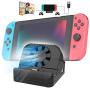 Switch Dock for Nintendo, TV Switch Docking Station Portable Switch Charging Dock for Nintendo Switch with 4K HDMI USB 3.0 Port and Cooling Fan 2021 Upgraded Version (Black)