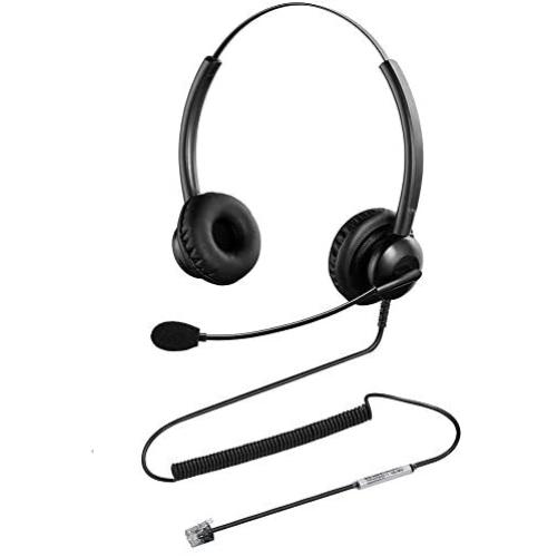 Oppetec Landline IP Phone Headset Office Headset Compatible with Cisco IP Phones 6961 7940 7941G 7961G 7971G 8941G 8945G 9971G CP-7821 etc