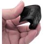 ROYALFOX(TM Luxury 2 3 Buttons Soft TPU flip Remote Key Fob case Cover for VW Volkswagen Jetta GTI Passat Golf Bora Polo Tiguan Touareg Beetle Multivan Sagitar Passat,Skoda Keychain (Leather Black)