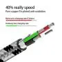 AGVEE Unbreakable Nylon Braided [3 Pack 3ft 6ft 10ft] 30 Pin Heavy Duty Fast Charger Cable, Slim Metal Shell End Case Friendly Charging Data Sync Cord for Phone 4/4S, Pad 1/2/3, Gray