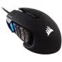 Corsair Scimitar RGB Elite, MOBA/MMO Gaming Mouse, Black, Backlit RGB LED, 18000 DPI, Optical