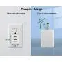 USB C Fast Charger, Hadisala 20W Dual-Port PD USB C/QC 3.0 Wall Charger, Foldable Plug Portable Travel Power Adapter Compatible with iPhone 12/Mini/Pro Max, iPad Pro, AirPods Pro, Galaxy and More USB C Fast Charger, Hadisala 20W Dual-Port PD USB C/QC 3.0 Wall Charger, Foldable Plug Portable Travel Power Adapter Compatible with iPhone 12/Mini/Pro Max, iPad Pro, AirPods Pro, Galaxy and More