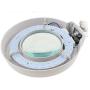 Magnifying Lamp Task Lamp Electronic Desk Lamp Magnifier Adjustable Light Super Bright Natural Daylight Inspection Stand Top Desk Magnifier Swivel Arm Utility Clamp Light (10X Loupes Glass(Updated))