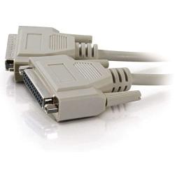 C2G 02657 DB25 M/F Serial RS232 Extension Cable, Beige (100 Feet, 30.48 Meters)