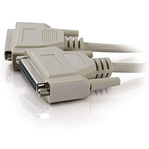 C2G 02657 DB25 M/F Serial RS232 Extension Cable, Beige (100 Feet, 30.48 Meters)