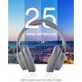 Mpow H7 Bluetooth Headphones, Comfortable Over Ear Wireless Headphones, Hifi Stereo Headset, Wireless Wired Mode, CVC6.0 Microphone for Kids, Adults, Cellphone, Online Class, Home Office, PC