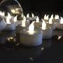 Battery Operated Tea Lights Candles-100PACK Flameless Electric Candles LED Lamp Realistic and Bright Flickering Holiday Gift Long Lasting for Wedding Party Home Decoration (Warm White)