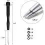 Precision Pentalobe Screwdriver Set P2 P5 P6 5-Point 5-Star 0.8 mm, 1.2 mm & 1.5 mm 3Pcs Pentalobe Screwdriver Bits Or Ts1 Ts4 Ts5 for Apple iPhone MacBook Pro, Air Retina Pentalobe Screwdriver