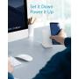 Anker Wireless Charger, PowerWave Stand, Qi-Certified for iPhone 12, 12 Mini, 12 Pro Max， SE, 11, 11 Pro, 11 Pro Max, XR, Xs Max, 10W Fast-Charging Galaxy S20 S10 S9 S8, Note 10 (No AC Adapter)
