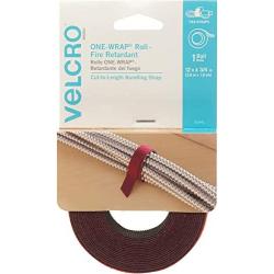 VELCRO Brand Craft Supplies, 12Ft x 3/4in, Cranberry