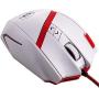 Redragon M801 PC Gaming Mouse LED RGB Backlit MMO 9 Programmable Buttons Mouse with Macro Recording Side Buttons Rapid Fire Button for Windows Computer Gamer (Wired, White)