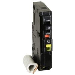 Square D by Schneider Electric QO120GFICP QO Qwik-Gard 20 Amp Single-Pole GFCI Circuit Breaker