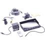 Backup Rearview Camera Monitor System - Car Truck Reverse Parking Waterproof Monitor Kit w/ 9'' LCD Display Monitor, Night Vision, Anti-Glare, for Truck, Trailer, Vans, DC 12-24V - Pyle