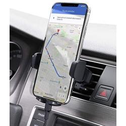 AUKEY Car Phone Mount Air Vent Phone Holder for Car One-Touch Compatible with iPhone 11 Pro/11/Xs/8/7/6, Galaxy S10/S10+/S9/S9+, Note 10 and More