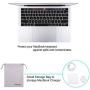 MOSISO Compatible with MacBook Pro 15 inch Case 2019 2018 2017 2016 Release A1990 A1707 with Touch Bar, Plastic Hard Shell Case & Keyboard Cover & Screen Protector & Storage Bag, Black