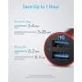 Car Charger, Anker Mini 24W 4.8A Metal Dual USB Car Charger, PowerDrive 2 Alloy Flush Fit Car Adapter with Blue LED, for iPhone 11/XR/Xs/Max/X/8/7/Plus, iPad Pro/Air 2/Mini, Galaxy, LG, HTC and More