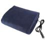 Stalwart 75-hblanket Electric Car Blanket- Heated 12 Volt Fleece Travel Throw for Car and RV-Great for Cold Weather, Tailgating, and Emergency Kits by -BLUE