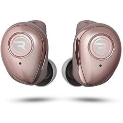 Raycon The Performer E55 True Wireless Bluetooth Earbuds - Bluetooth 5.0 Deep Bass in-Ear Headphones with Wireless Charging and Built-in Microphone Rose Gold