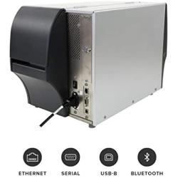 Zebra ZT411 Thermal Transfer Industrial Printer 300 dpi Print Width 4 in Serial USB Ethernet Bluetooth Peeler with Full Rewind ZT41143-T410000Z