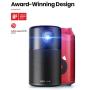 Anker Nebula Capsule, Smart Wi-Fi Mini Projector, Black, 100 ANSI Lumen Portable Projector, 360° Speaker, Movie Projector, 100 Inch Picture, 4-Hour Video Playtime, Neat Projector, Home Entertainment