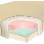 Master Massage 30'' Del Ray Pro Portable Massage Table Package, Sand Color, Luxurious with 3'' Thick Cushion of Foam