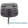 4P4C Headset Training Adapter Training Switch Adapter for RJ9 RJ10 Headsets with 2 Mute Buttons and 2 Volume Controls