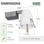 Sunco Lighting 12 Pack 4 Inch Remodel Housing, Air Tight IC Rated Steel Can, 120-277V, TP24 Connector Included for Easy Install - UL & Title 24 Compliant
