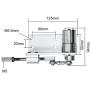 BEMONOC DIY Design DC 24V Linear Actuator Reciprocating Motor Stroke 12mm 16mm 20mm Adjustable High Speed 800rpm
