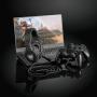 NUBWO U3 3.5mm Gaming Headset for PC, PS4, PS5, Laptop, Xbox One, Mac, iPad, Nintendo Switch Games, Computer Game Gamer Over Ear Flexible Microphone Volume Control with Mic - Black