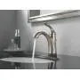 Delta Faucet Lahara Single Hole Bathroom Faucet Brushed Nickel, Touchless Bathroom Faucet, Diamond Seal Technology, Drain Assembly, Stainless 538T-SS-DST, 5.50 x 2.44 x 5.50 inches