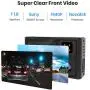 AUTO-VOX Dual Dash Cam Front and Inside 1920x1080P,Infrared Night Vision,Integrated Design of Built-in GPS with Magnetic Bracket in Car Dashboard Camera, 24Hours Parking Mode,Sony Sensor by Aurora