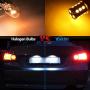 Yorkim 3157 LED Light Bulbs Amber Super Bright , 3056 3156 3156A 3057 4057 3157 4157 T25 LED Bulbs for Brake Lights, Backup Reverse Lights， Reverse Tail Lights - Pack of 10