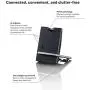 Sennheiser D 10 USB ML - US (506418) Single-Sided Wireless DECT Headset, with Direct Softphone Connection, Noise Cancelling Microphone, and is Skype for Business Certified (Black)