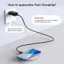 LETSCOM Ultra Slim Wireless Charger, Qi-Certified 15W Max Fast Wireless Charging Pad, Compatible with iPhone 12/11/11 Pro/XS Max/XR/XS/X/8/8+, Galaxy Note 10/Note 10+/S10/S10+/S10E (No AC Adapter)