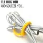 Reusable Silicone Cable Twist Ties Organizer Perfect for Cord Management, Electronics Wire Strips, Kitchen, Garden Rubber Wraps and Gear Zip Tie Straps (7 inches, Non-Velcro) 30-Pack - Black