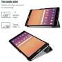 ProCase Galaxy Tab A 8.0 2017 T380 T385 Case (Old Model), Slim Light Smart Cover Stand Hard Shell Case for 8.0 inch Galaxy Tab A Tablet 2017 T380 T385 -Lightgrey