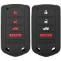 Coolbestda 2Pcs Key Fob Cover Case Protector Remote Control Skin for Acura MDX TL TLX ZDX RDX TSX RL ZD IL M3N5WY8145 (Not fit Engine Hold FOB)