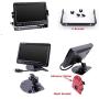 Camnex Backup Camera System 9 inch TFT LCD Monitor Quad Split Screen Rear View Camera Kit Harvester Camera Truck Camera Caravan Camera