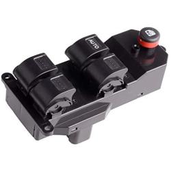 Unikpas Window master switch compatible for Honda Civic 2001-2005 CRV 2002-2006 Front Left Driver side 35750S5A305ZA
