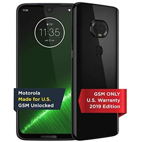 Moto G7 Plus | Unlocked | Made for US by Motorola | 4/64GB | 16MP Camera | 2019 | Black