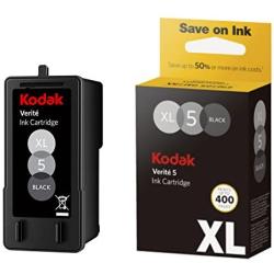 Kodak Verite 5 Replacement Inks (ALK1UA) XL Black Ink Jet Cartridge compatible to V50, V55, V55W Eco, V55 Plus, V60 Eco, V640 Eco, V64 Series, V65 Eco, V65 Plus